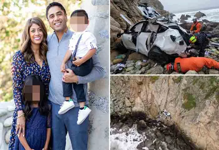 News,World,international,Accident,Injured,Case,hospital,Treatment,Family,Police,Crime, Indian-Origin Man In US Who Drove Tesla Off Cliff With Family Inside Faces Attempted Murder Charge