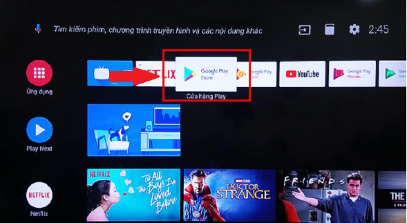 Cách tải ứng dụng trên tivi Sharp