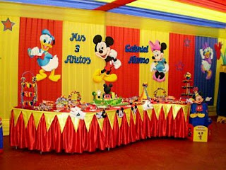 Children's Parties, Decorations Mickey Mouse