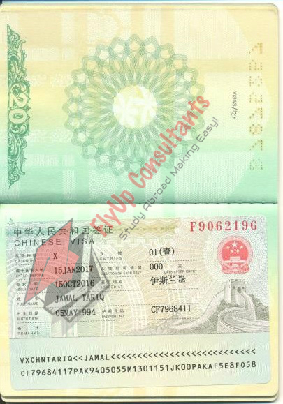 china student visa