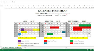 KALENDER PENDIDIKAN OTOMATIS SEMUA TAHUN AJARAN, SILAHKAN DOWNLOAD 