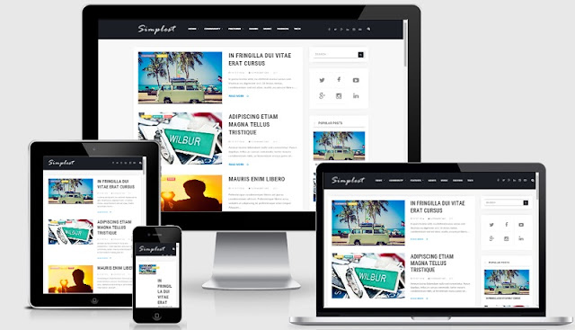 Simplest Responsive Blogger Template