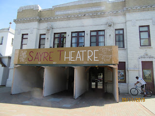 Sayre Theater, Sayre. There is a fundraiser to buy a amrquee.
