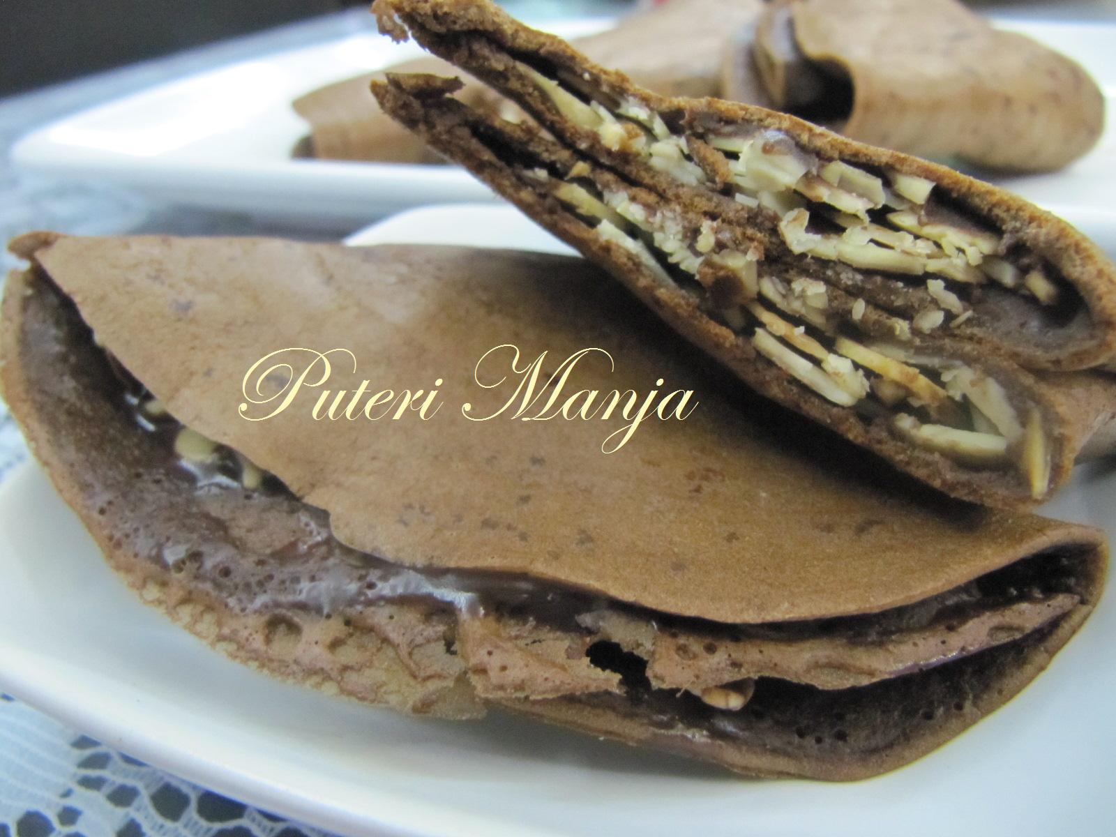RASA-RASA SELERA PUTERI MANJA: CRISPY CHOCOLATE CREPE WITH 