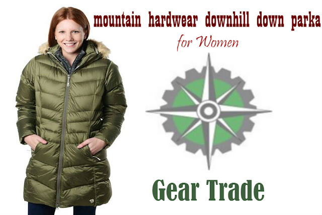 mountain hardwear downhill down parka - women's