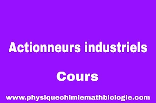 Cours Actionneurs industriels PDF
