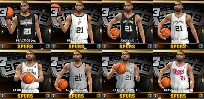 NBA 2K13 San Antonio Spurs Jersey Pack Patch