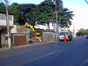 A obra avança e a nova realidade do bairro cada vez mais próxima