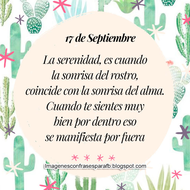 Frase del Día 17 de Septiembre