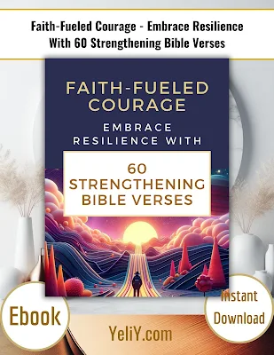 Faith-Fueled Courage - Embrace Resilience With 60 Strengthening Bible Verses - Bible Verse Book PDF - Instant Download