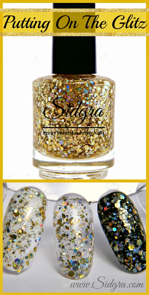 Putting On The Glitz Glitter Nail Polish by Sidgra  www.sidgra.com