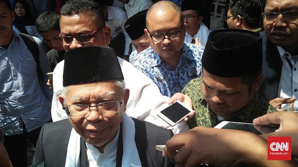 Kunjungi Masjid Untirta, Ma'ruf Minta Doa dan Bantah Kampanye
