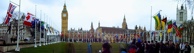 Parliament Square on Commonwealth Day