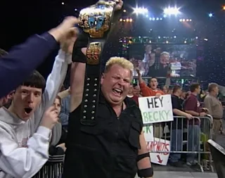 WCW Souled Out 2000 - Brian Knobs successfully defended the WCW Hardcore title against Meng and Norman Smiley