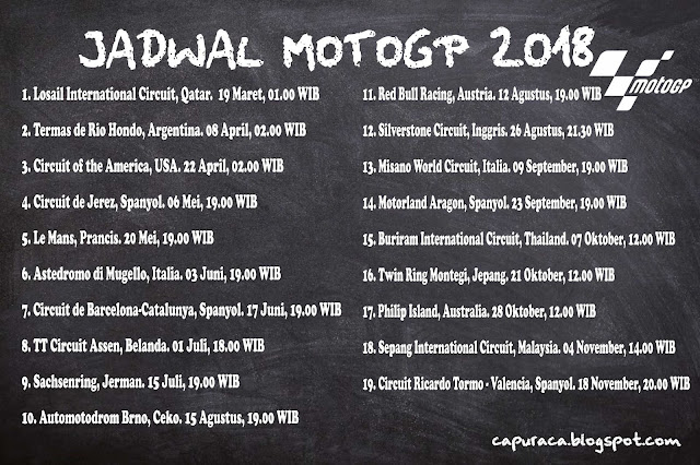 jadwal motogp 2018 capuraca