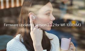 Firmware update 2.0.2 for Sony WF-1000XM3