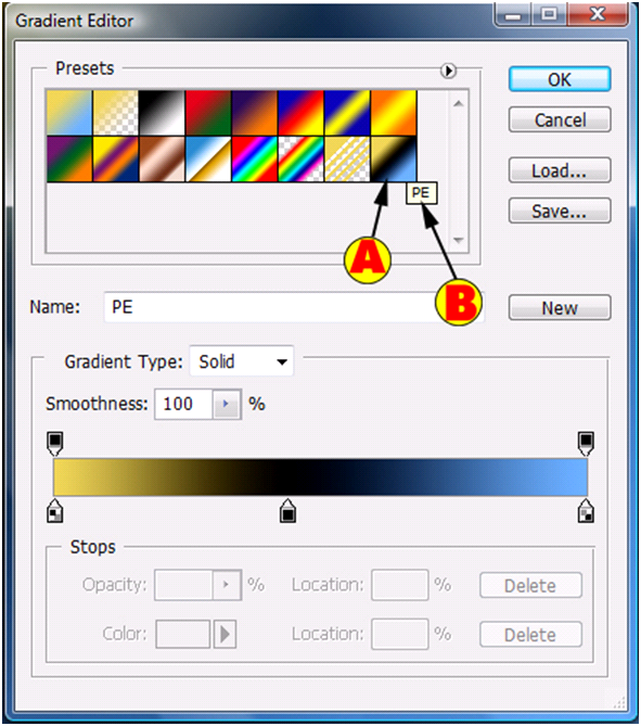 New Gradient Preset Preview