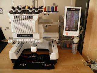 Brother PR1000e pro embroidery stitching machine