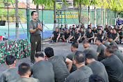   Jam Komandan Dandim 0726/Sukoharjo, Himbau Anggota Jaga Netralitas TNI