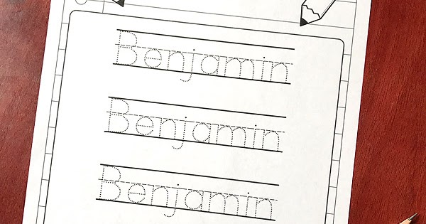 editable name tracing sheet totschooling toddler preschool