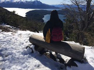 Paisagem do alto do Cerro Lopez em Bariloche