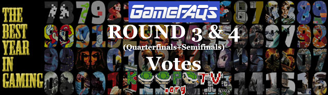 GameFAQs Best Year in Gaming Round 3 4 Quarterfinals Semifinals KoopaTV banner