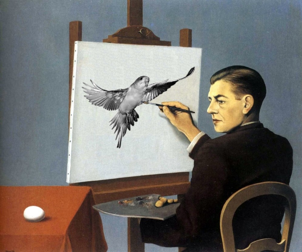 La clairvoyance 1936 de René Magritte