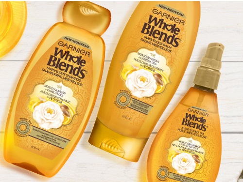 Garnier Free Sample Whole Blends Moroccan Argan & Camelia Oils 