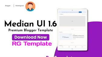 Median UI 1.7 Premium Blogger Template 2022 Free Download