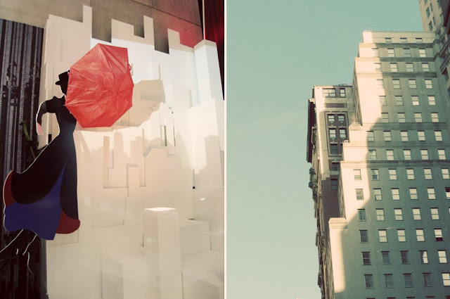 mary poppins store display + building with shadows