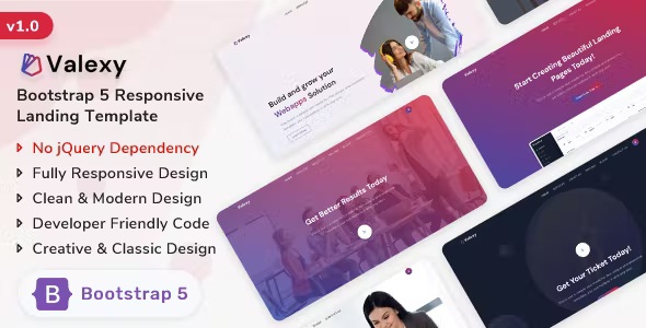 Best Bootstrap 5 Landing Page Template