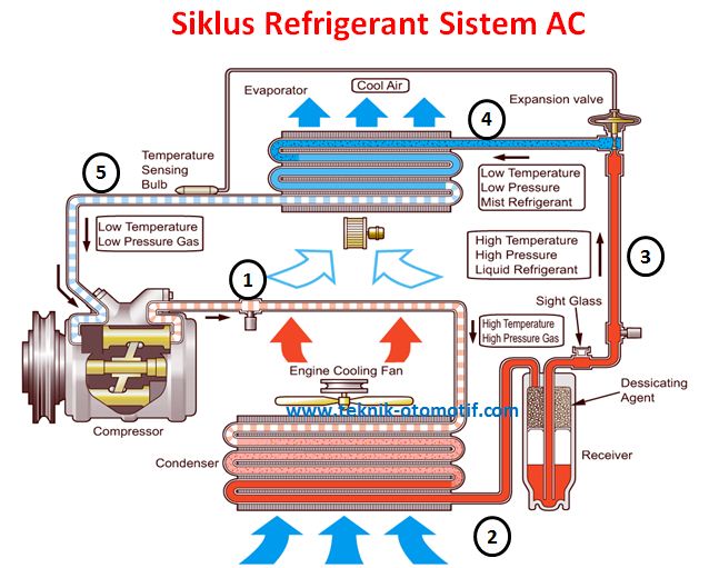 Siklus Refrigerant Pada Sistem AC (Air Conditioner 