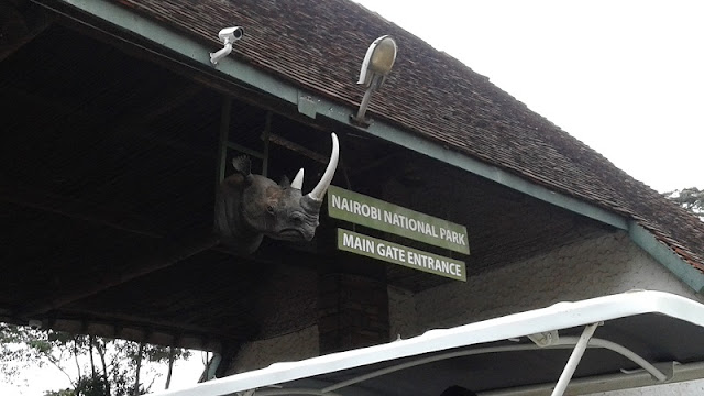 Entrada al Parque Nacional de Nairobi