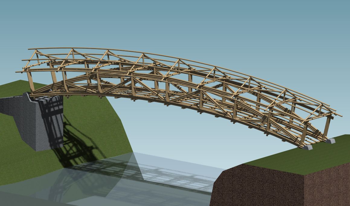Gambar Desain  Jembatan Rangka  Baja  Blog Images
