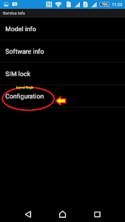 Configuration - Sony Xperia Z2