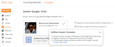 Memasang Komentar Google+ di Blog