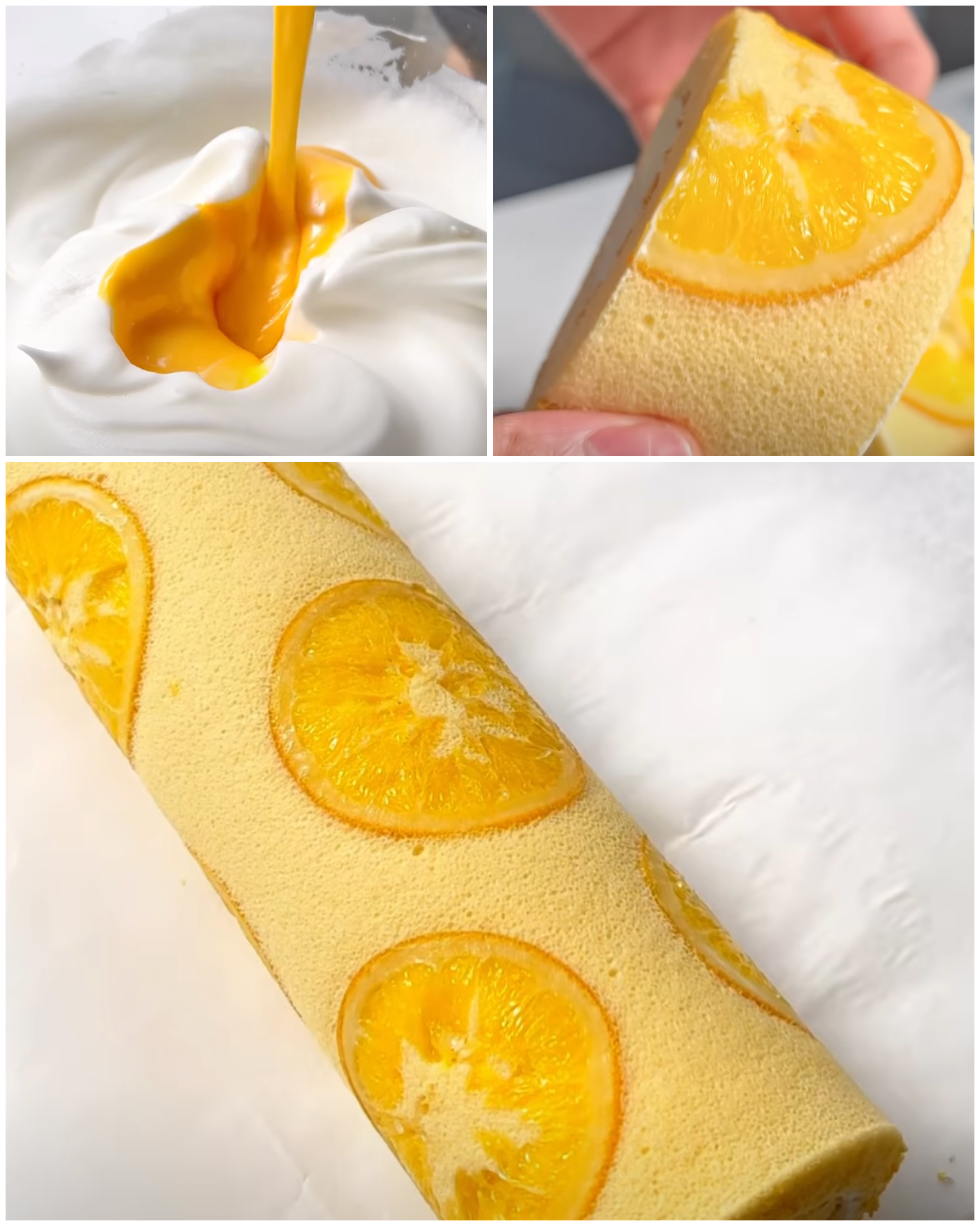 Orange Cake Roll