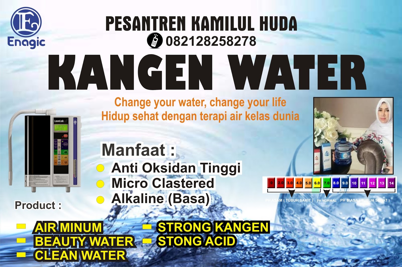 Download Spanduk Kangen Water cdr KARYAKU