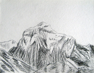 Easy Drawing Picture of Mt. Dhaulagiri