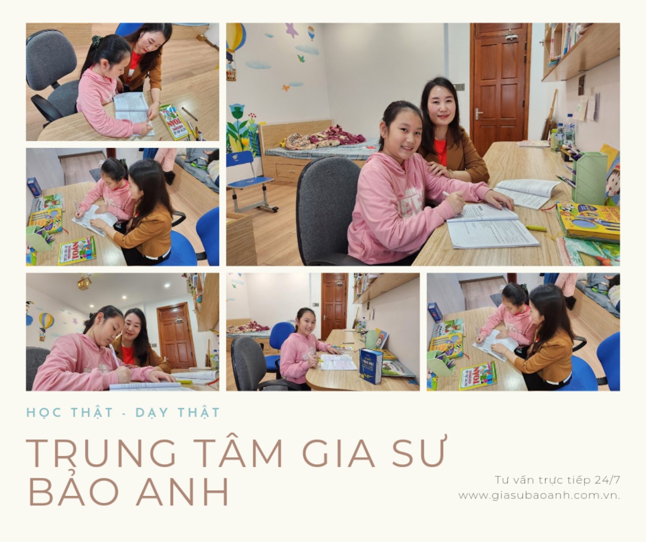 Phương pháp dạy Tiếng Việt, Toán học và Tiếng Anh của gia sư tiểu học của trung tâm gia sư Bảo Anh
