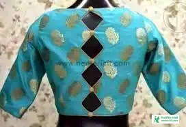 Katan Blouse Designs - Blouse Designs Pick 2023 - Blouse Sleeve Designs Pick 2023 - Bangladeshi Blouse Designs - Blouse Designs - NeotericIT.com - Image no 10