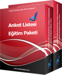 Anket Listesi Eğitim Paketi ,Anket listesi kitabı, anket listesi e-kitap indir