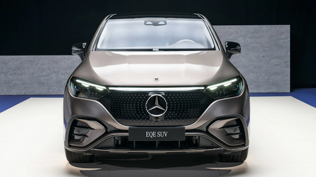 SUV Mercedes EQE baru tersingkap dengan capaian lebih dari 342 mil