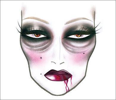 Halloween Makeup Ideas on Halloween Makeup Looks Up At Mac Cosmetics