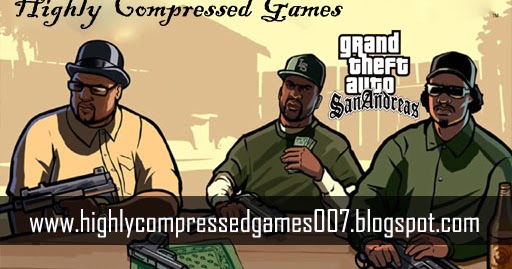 GTA Sanandreas Highly Compressed (3mb) Full Version PC 