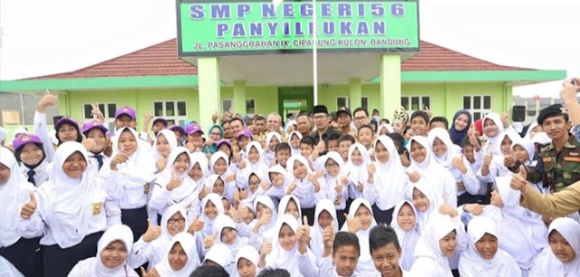 Peresmian Sekolah Baru SMPN 56 Bandung di Panyileukan
