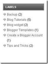 How to remove count label indicator from blogger