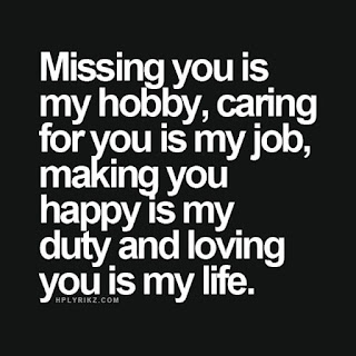 Love quotes missing you is my hobby