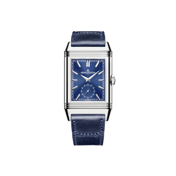 JAEGER-LECOULTRE Reverso Classic Duetto Hand-Wound 24mm medium stainless steel, alligator and diamond watch