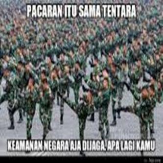 Dp BBM TNI Romantis Lucu Bikin Ketawa - Ne-Hand 